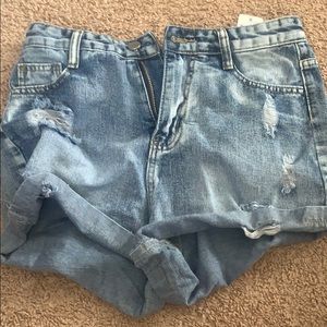 shein high rise shorts